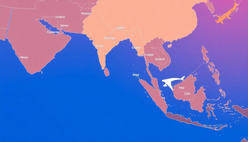 Как найти дешевые авиабилеты на длинные маршруты в Азии - иллюстрация
