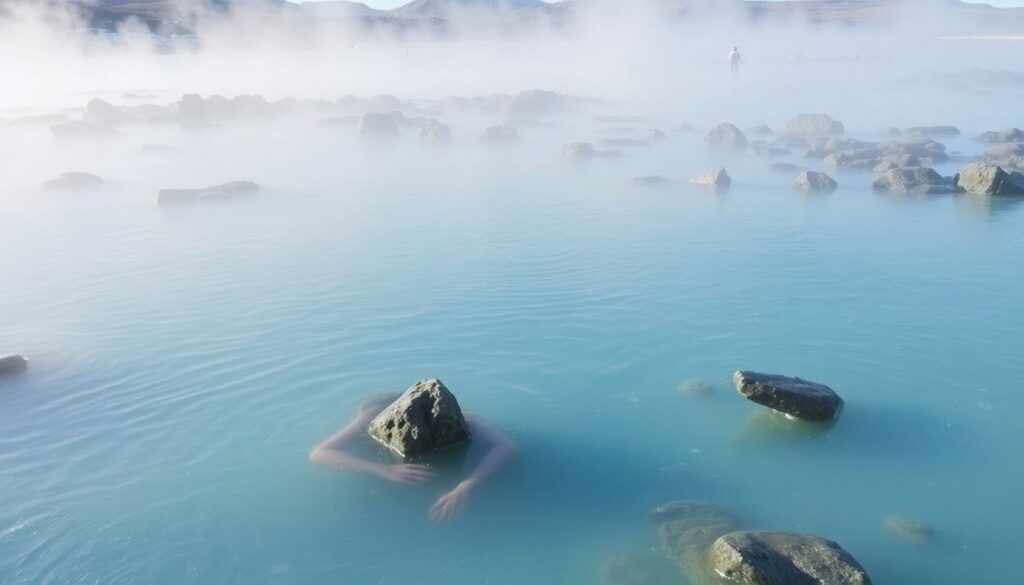 Горячие источники Исландии: маршрут по золотому кольцу воды - иллюстрация