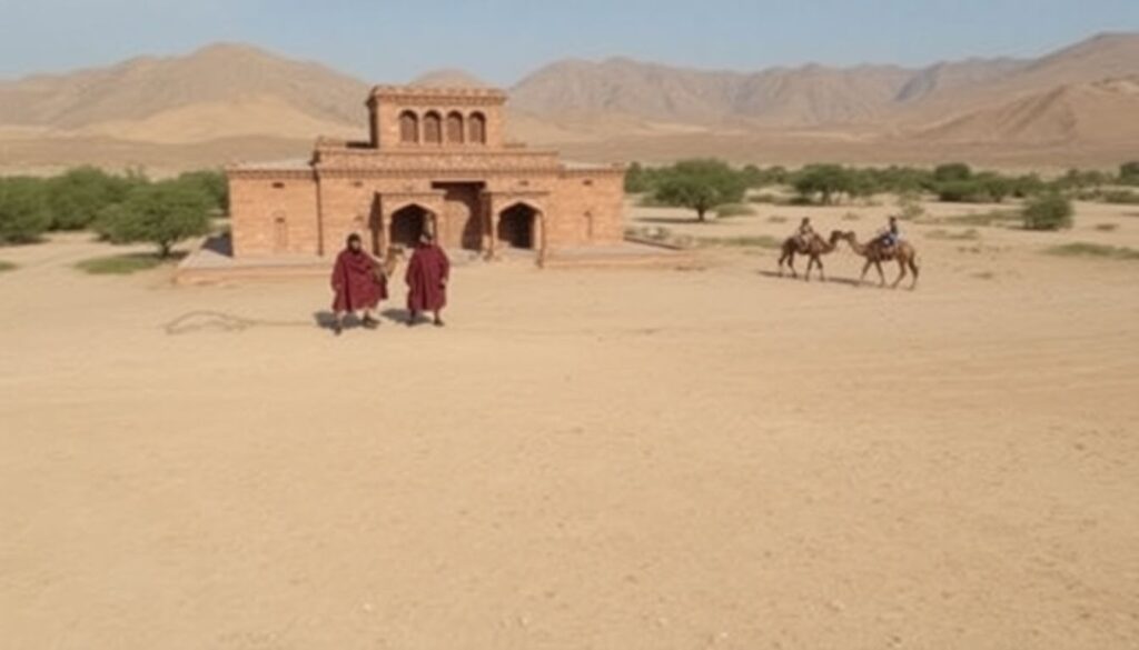 Путешествие по маршруту Великий шелковый путь: современные маршруты и безопасность - иллюстрация