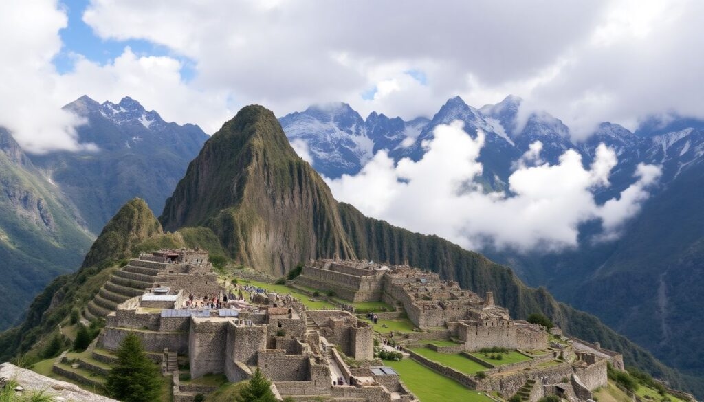 горы и древности - иллюстрация