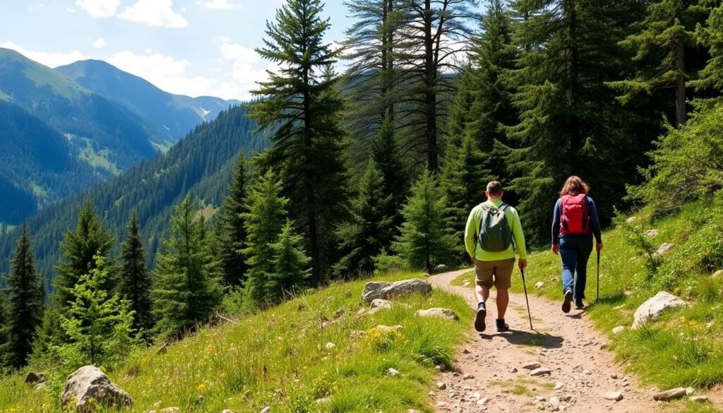 Пеший туризм по Карпатам: палатки и ночевки в лесу - иллюстрация
