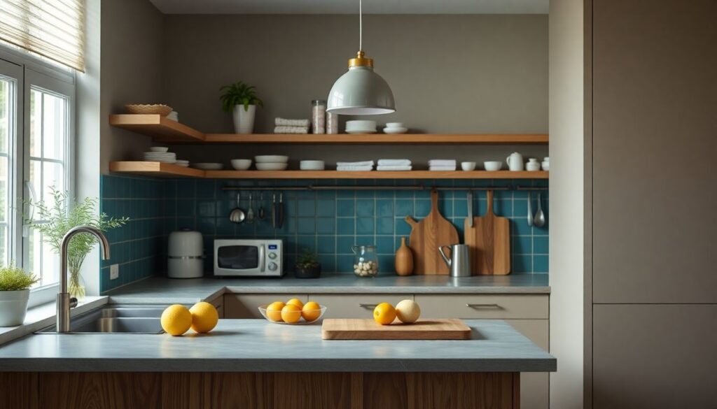 замки и кухня - иллюстрация