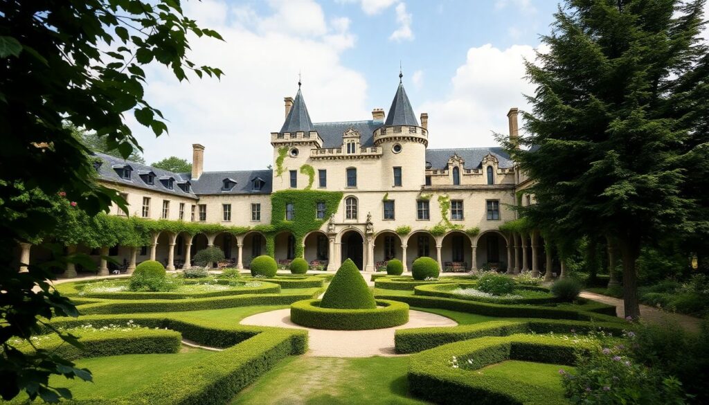 крепости и сады - иллюстрация