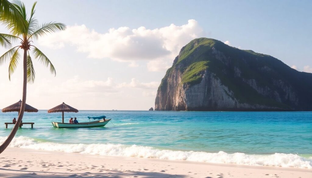 Путешествие по Мексику: от древних городов до пляжей - иллюстрация