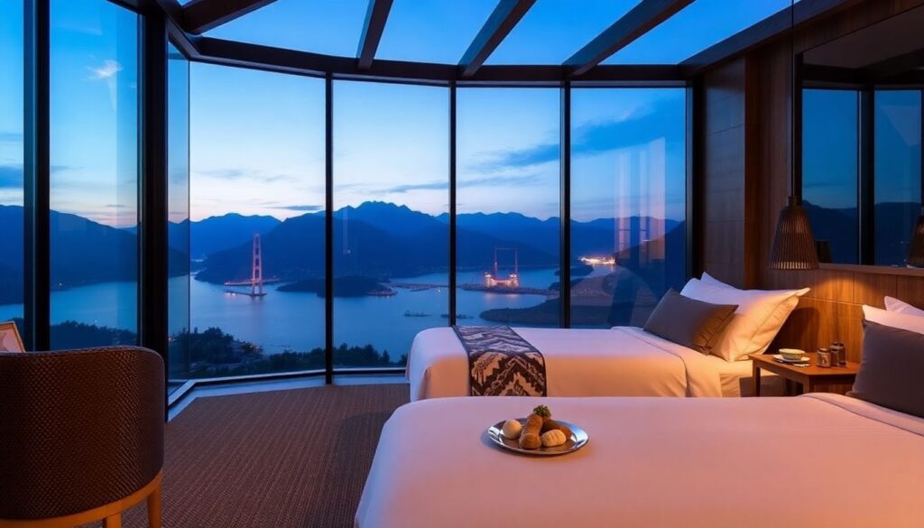 жилье и гастрономические остановки - иллюстрация