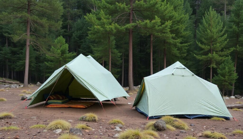 палаточный городок и советы - иллюстрация