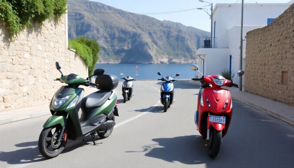 Путешествие по Греции на мопеде: маршруты по островам и контракты с арендой - иллюстрация