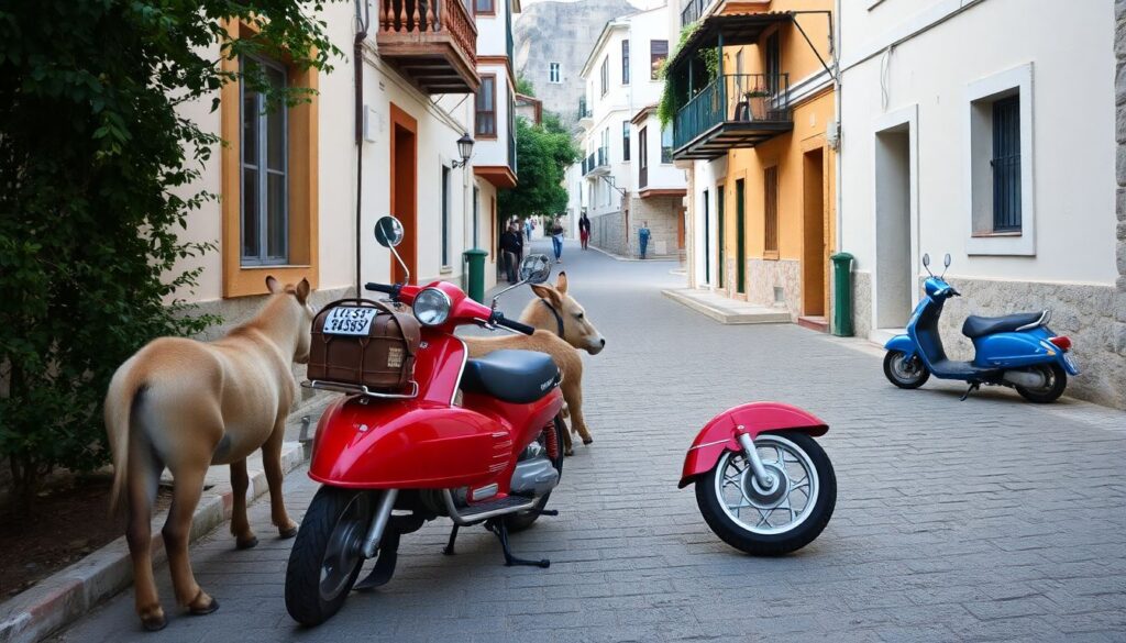 Путешествие по Греции на мопеде: маршруты по островам и контракты с арендой - иллюстрация