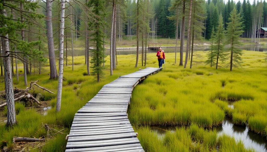 Дикая природа Финляндии: тропы - иллюстрация