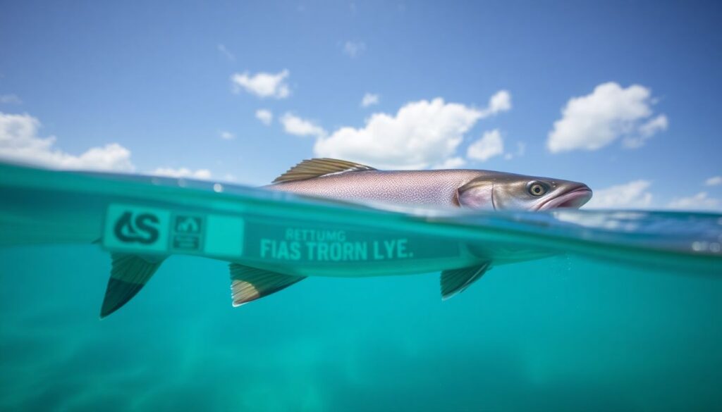 лагери и рыбная ловля - иллюстрация