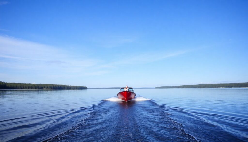 Водные маршруты Карелии: лодки - иллюстрация