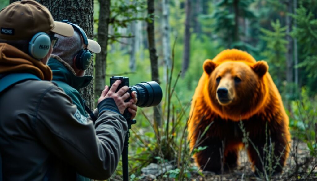 лагуны и наблюдение за белыми медведями - иллюстрация