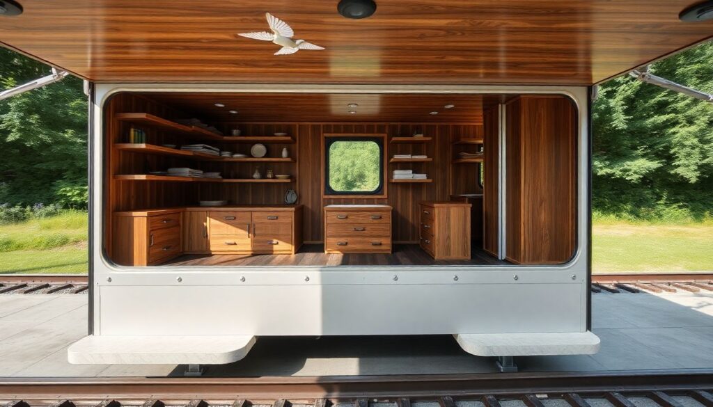 сады и старые трамваи - иллюстрация