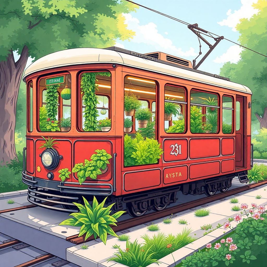 Сады и старые трамваи: прогулка по тихим уголкам города