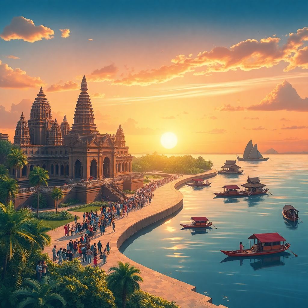 Маршруты по Камбодже: путешествие от храмов Ангкор-Вата до морских бухт