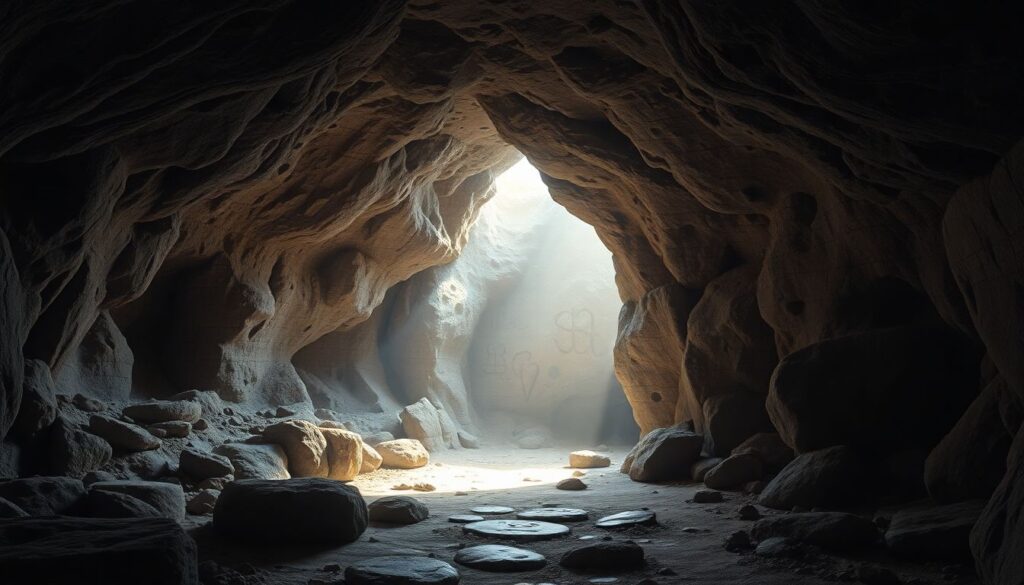 пещеры и античность - иллюстрация