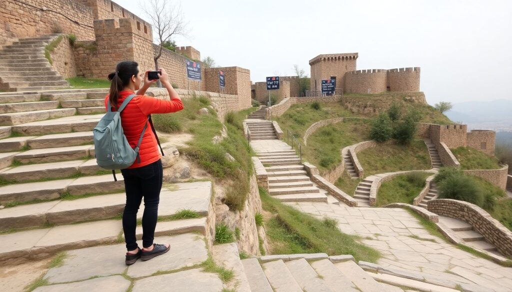 побережье и крепости - иллюстрация