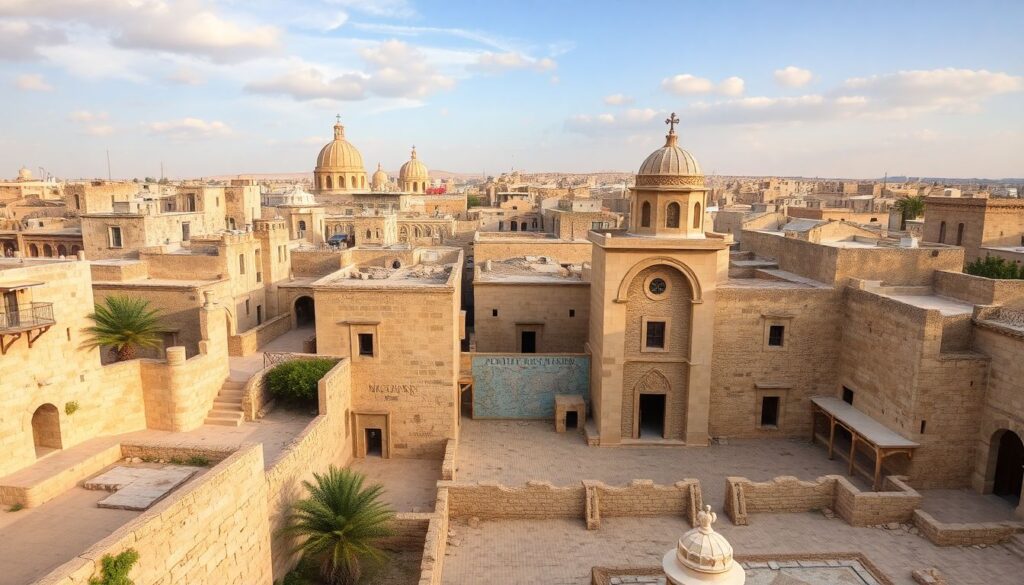 Мадаба и Красное море - иллюстрация