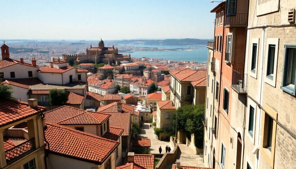 Маршруты по Лиссабону: холмы - иллюстрация