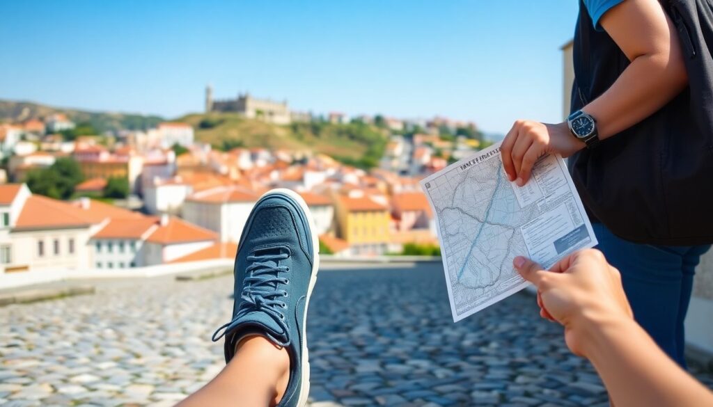 Маршруты по Лиссабону: холмы - иллюстрация