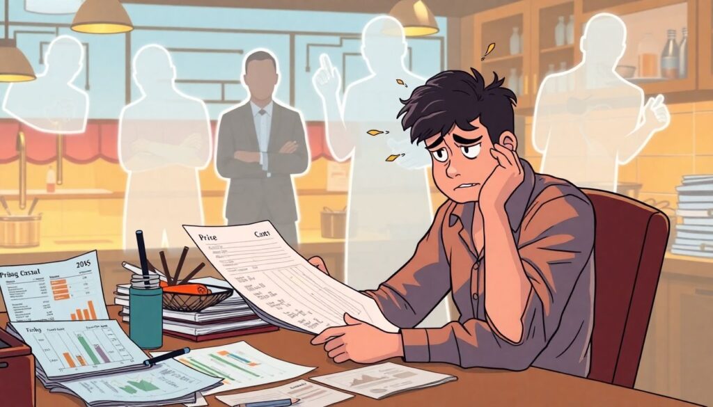 цены и гастрономия - иллюстрация