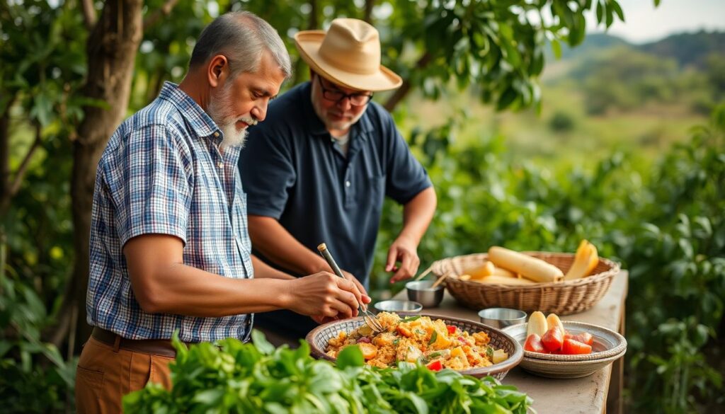 Маршруты по северо-востоку Бразилии: фейри и фолк-кухня - иллюстрация