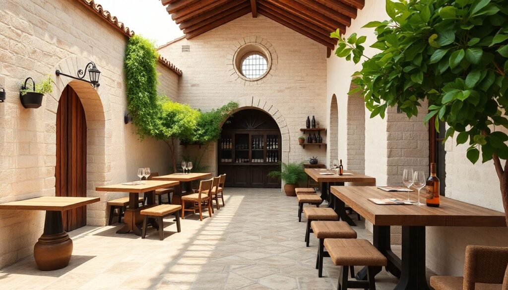 колониальные города и винодельни - иллюстрация