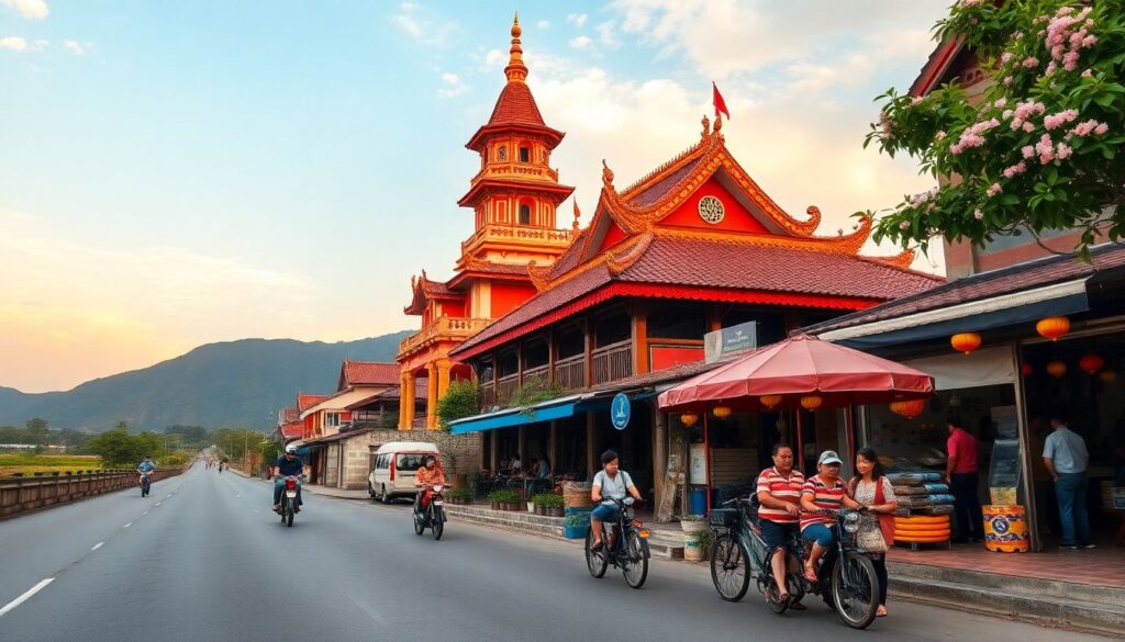 Путешествие по Вьетнаму: уличная еда и живописные дороги - иллюстрация