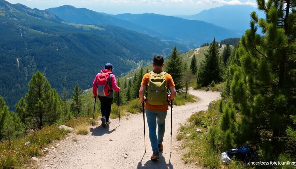 Горы в Монтенегро: треккинг и кухня у пирса - иллюстрация
