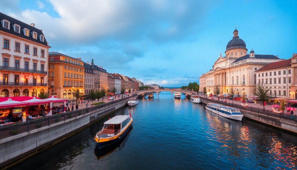 Где поесть в Вене: рестораны с видом на воду - иллюстрация