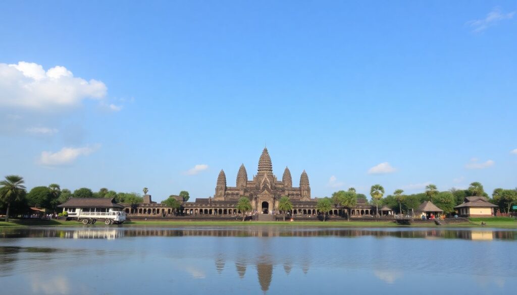 Истории путешествий по Камбодже: Ангкор-Ват и рынки - иллюстрация