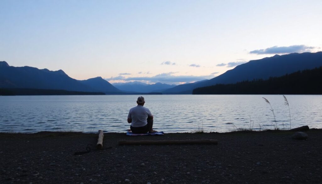 озера и маршруты - иллюстрация