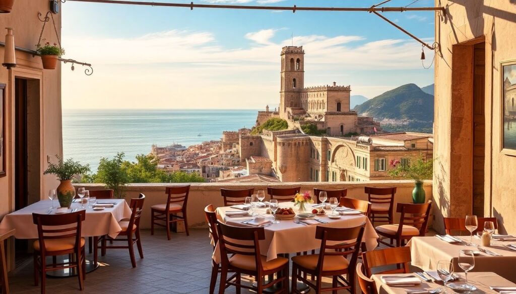 Маршруты по Сицилии: Траттории - иллюстрация