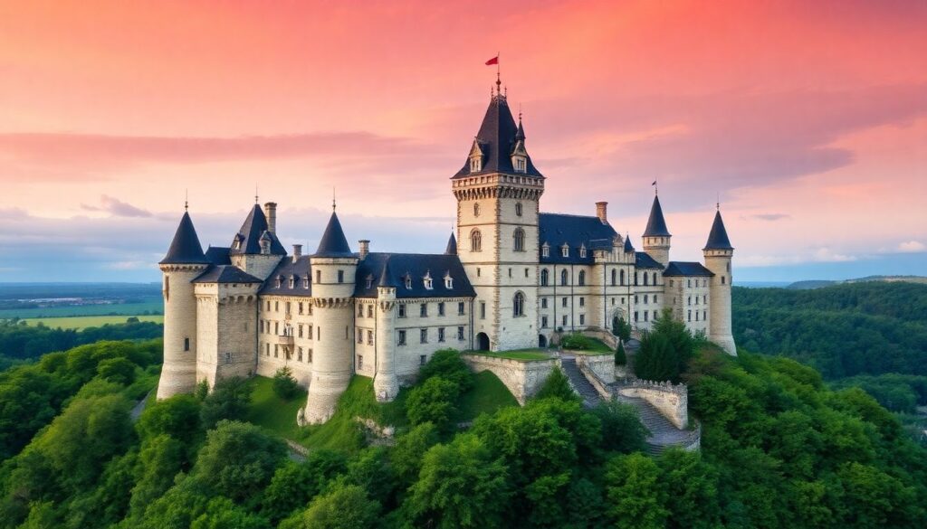 замки и легенды - иллюстрация