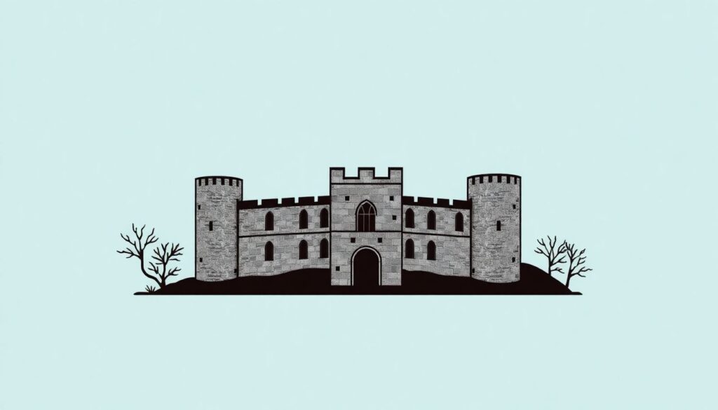 замки и легенды - иллюстрация