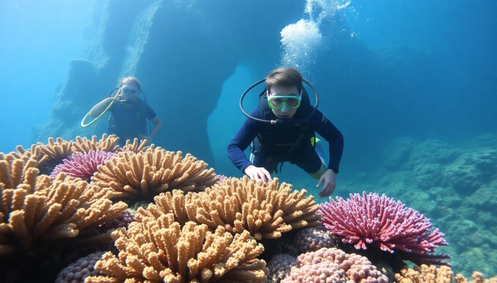 крепости и кораллы - иллюстрация