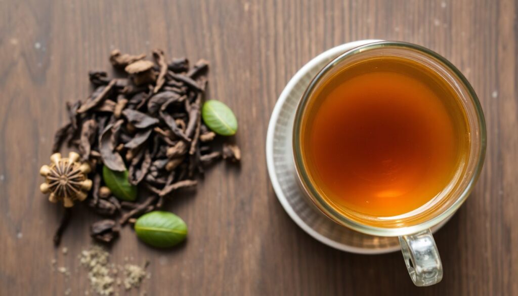 чай и море - иллюстрация