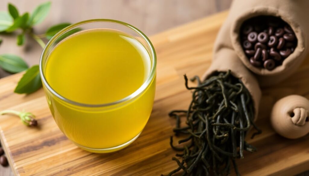 чай и море - иллюстрация