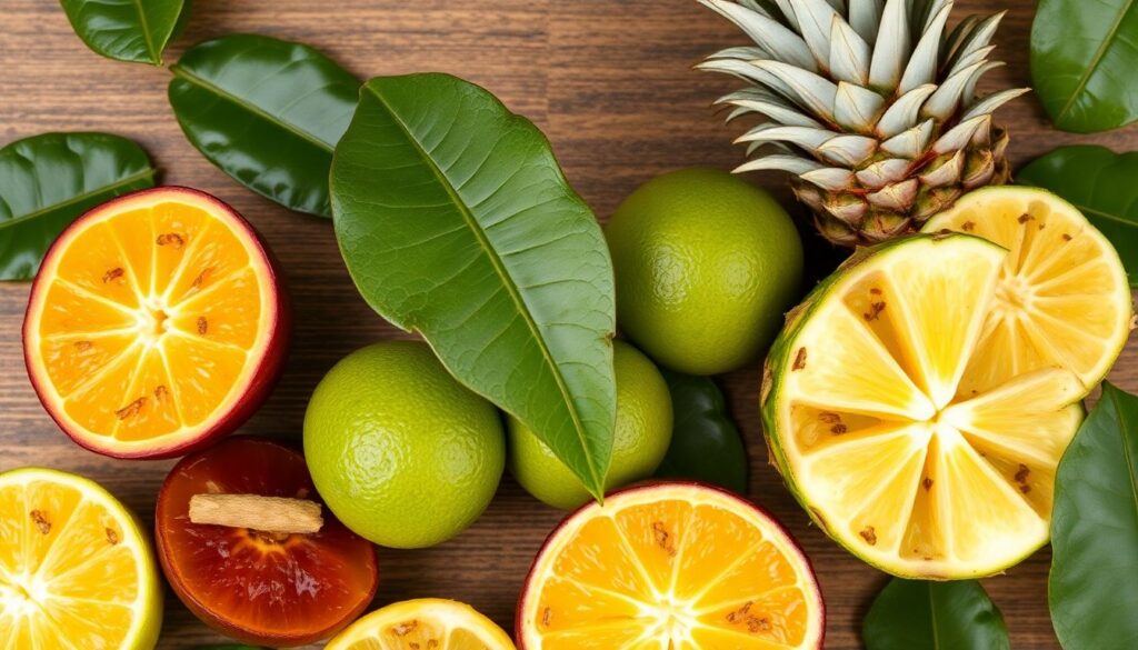 кулинария и тропики - иллюстрация