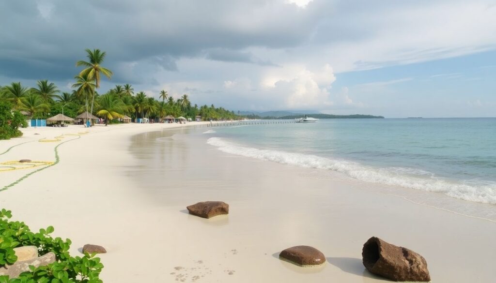 Килиманджаро и пляжи - иллюстрация