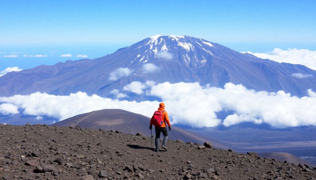 Килиманджаро и пляжи - иллюстрация