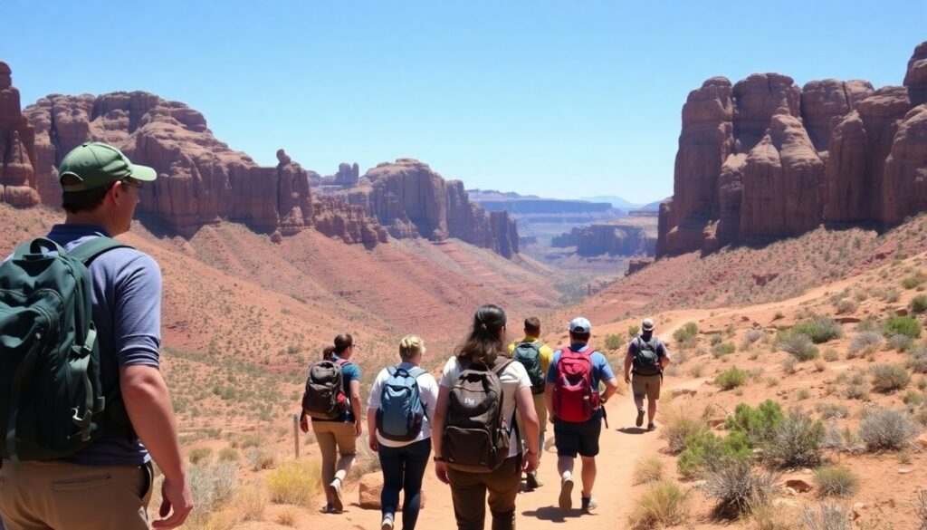 каньоны - иллюстрация