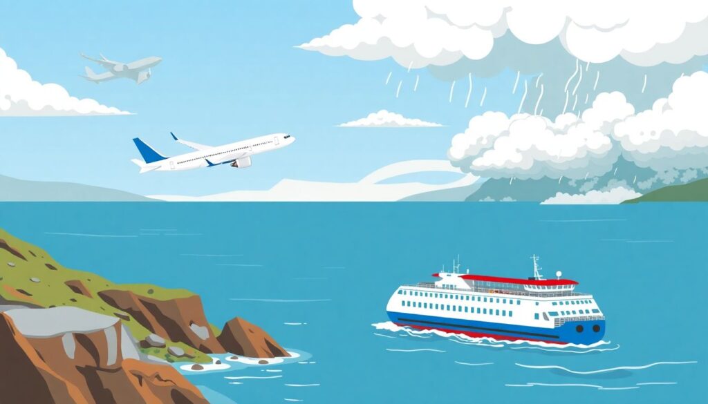 Путешествия по Ньюфаундленду: ледяные fjords и рыбалка - иллюстрация