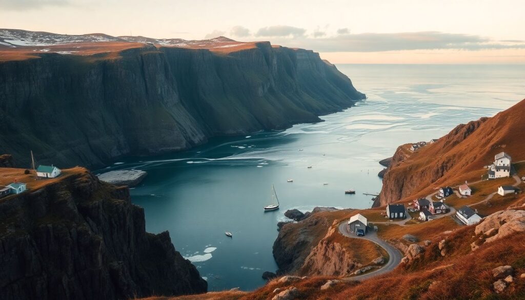 Путешествия по Ньюфаундленду: ледяные fjords и рыбалка - иллюстрация