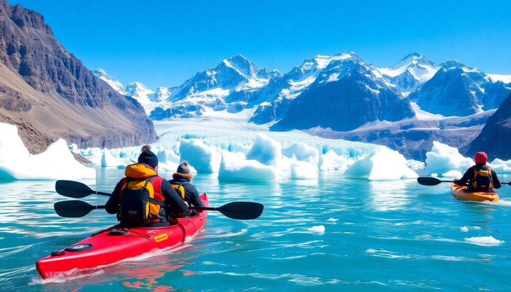 Истории о приключениях в Патагонии: ледники и озера - иллюстрация