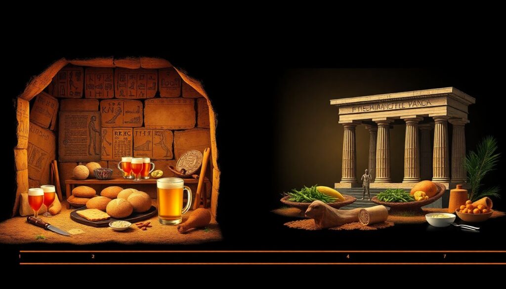 гастрономия и история - иллюстрация