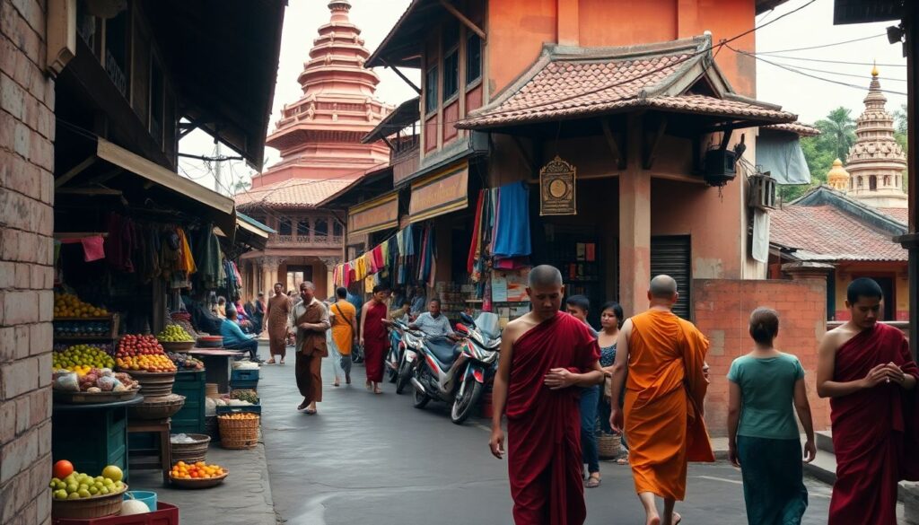 Истории о маршрутах по Мьянме: монастыри и рынки - иллюстрация
