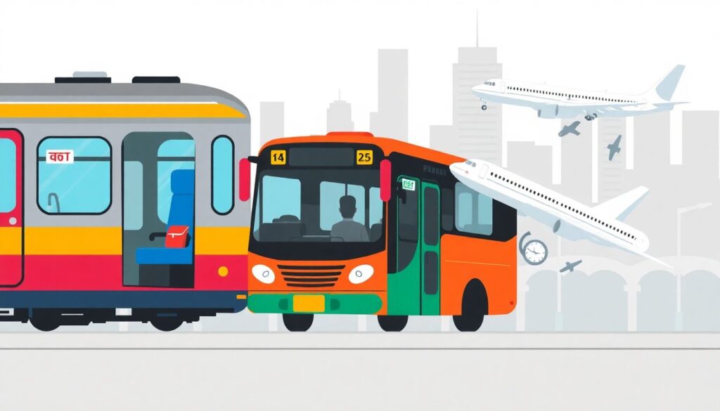 цены и транспорт - иллюстрация