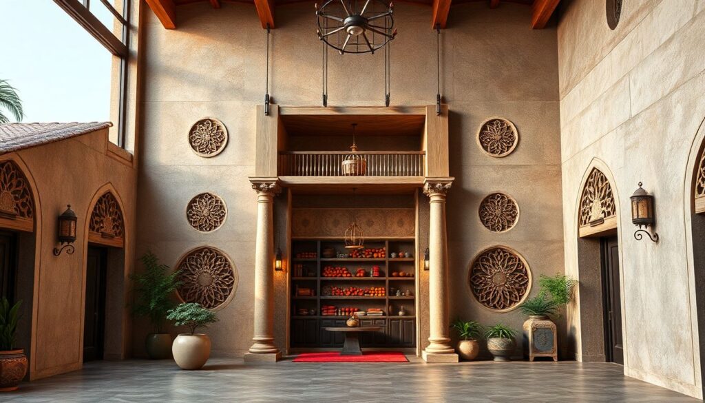 специи и колониальная архитектура - иллюстрация