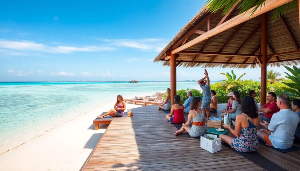 Путешествия по Мальдивам: частные острова и дайвинг - иллюстрация